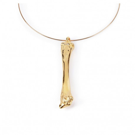 SHABAMA BEEN collar rigido #oro brillo 1 u