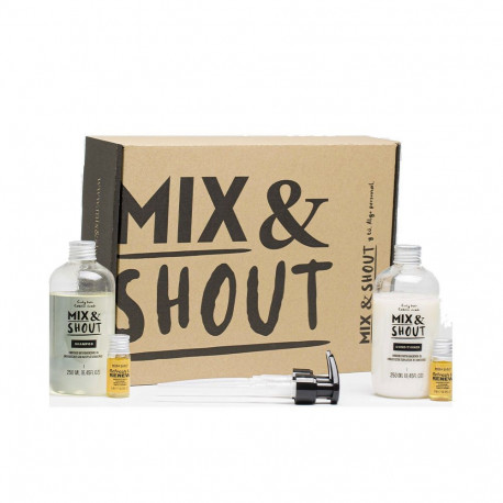 MIX & SHOUT RUTINA RIZADO REPARADOR LOTE 4 pz