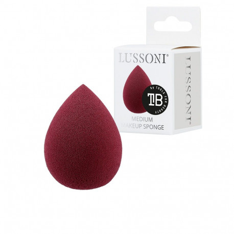 LUSSONI RAINDROP esponja mediana #Burgundy 1 u