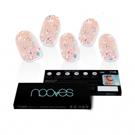 NOOVES geelküünte kleeperibad peach galettes premium luxe #metallic 20tk