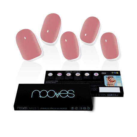 Nooves geelküünte kleebised premium glam #cat eye 20tk, tuhmroosa