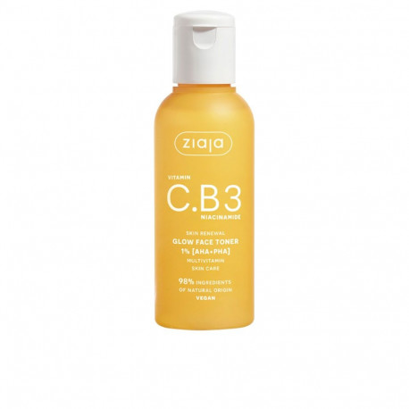 ZIAJA VITAMINA C.B3 NIACINAMIDA tónico facial iluminador 1% 120 ml