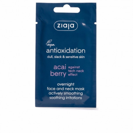 ZIAJA ACAI mascarilla nocturna para rostro y cuello 7 ml