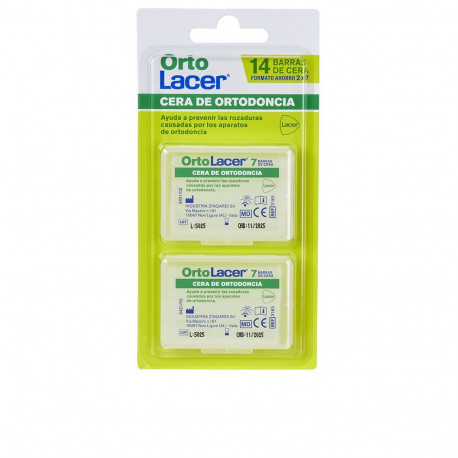 ORTOLACER CERA DE ORTODONCIA PACK 2 x 7 barras