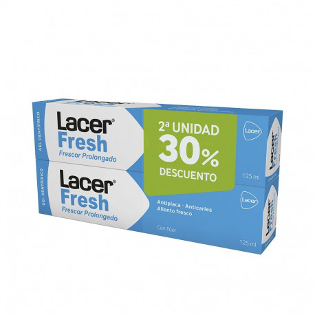LACERFRESH GEL DENTÍFRICO PACK 2 x 125 ml