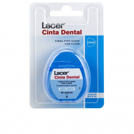 LACER CINTA DENTAL PTFE sabor menta 50 metros 1 u