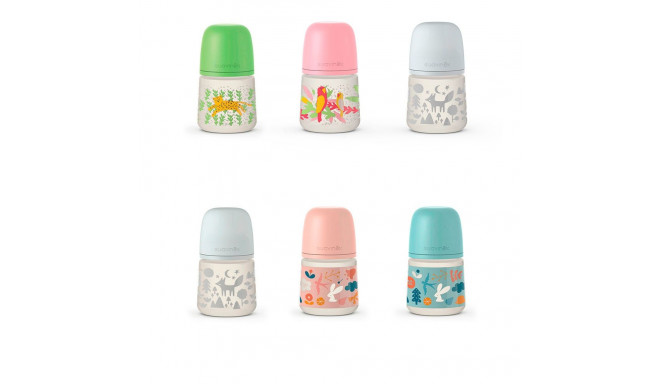SUAVINEX PRINTS biberón tetina fisiológica S 150 ml