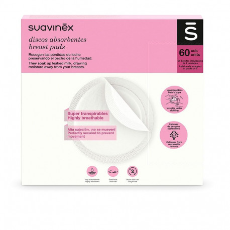 Suavinex rinnapadjad nature 60u