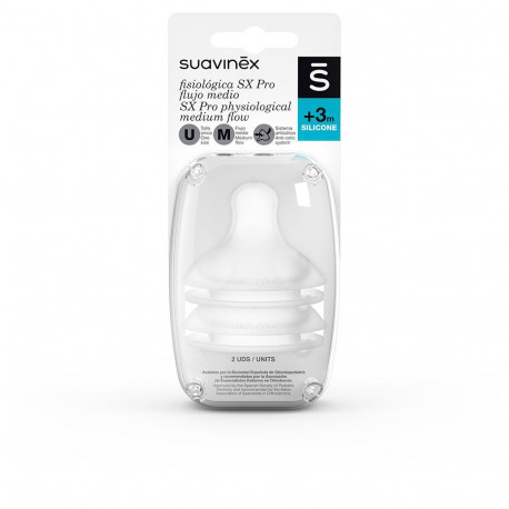 Suavinex lutiotsak füsioloogiline silikoonist M 2tk