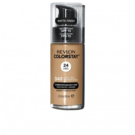 Revlon jumestuskreem ColorStay sega- ja rasusele nahale 30ml, 340 Early Tan