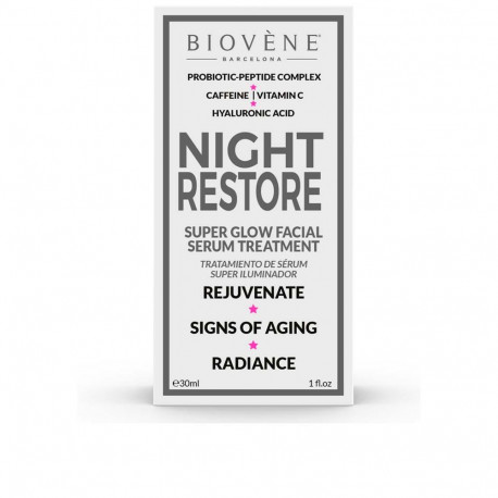 BIOVÈNE NIGHT RESTORE super glow facial serum treatment 30 ml