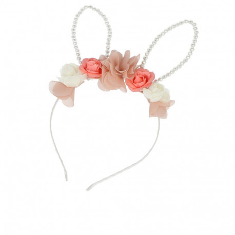 INCA DIADEMA con orejitas de conejo y flores 1 u