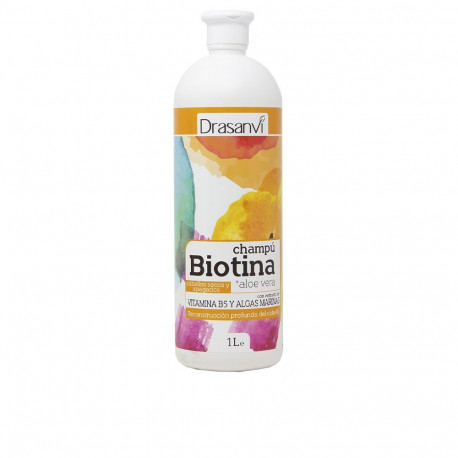 DRASANVI BIOTINA Y ALOE VERA champú cabello seco y apagado 1000 ml