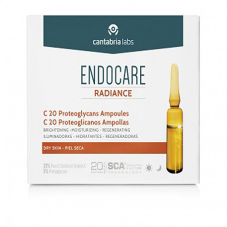 Endocare õlivabad ampullid RADIANCE C20 PROTEOGLICANOS 30x2ml