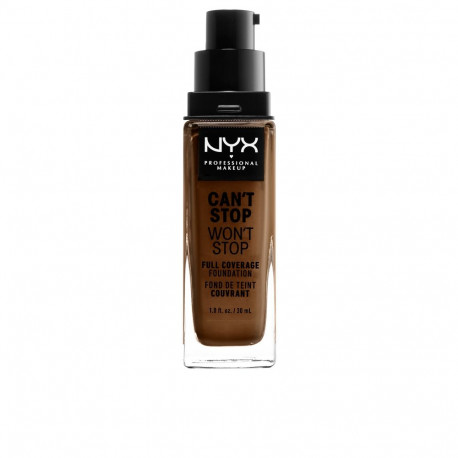 NYX PROFESSIONAL MAKE UP CAN'T STOP WON'T STOP full coverage foundation #walnut
