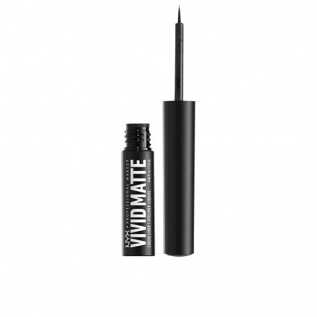 NYX PROFESSIONAL MAKE UP VIVID MATTE liquid liner #black 2 ml