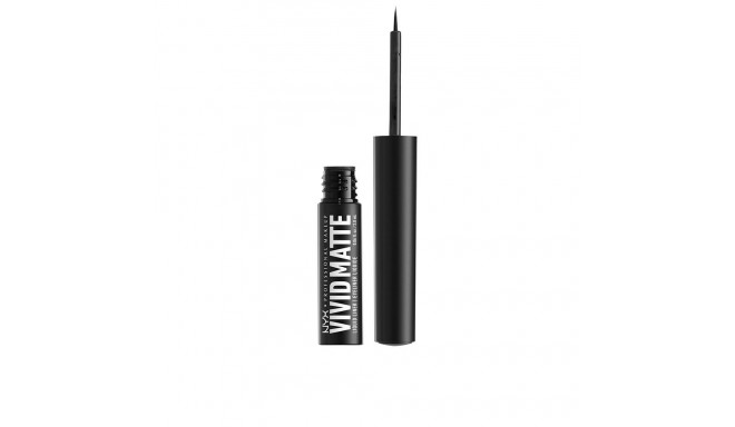 NYX PROFESSIONAL MAKE UP VIVID MATTE liquid liner #black 2 ml