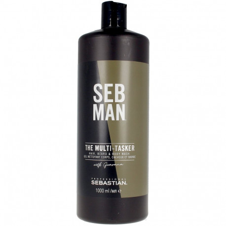 SEBMAN THE MULTITASKER Champú 3 en 1 Piel, Cabello y Barba 1000 ml