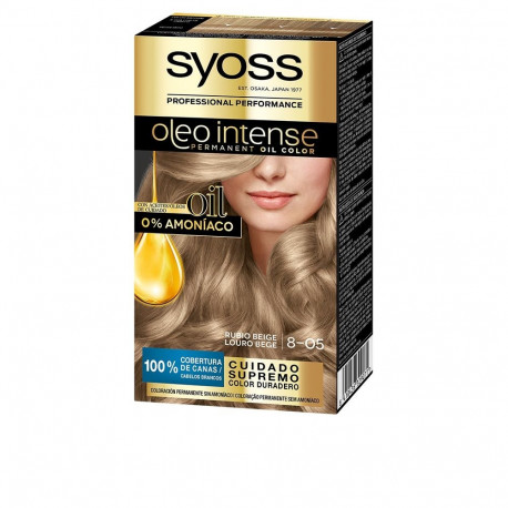 SYOSS OLEO INTENSE tinte sin amoniaco #8.05-rubio beige 5 pz