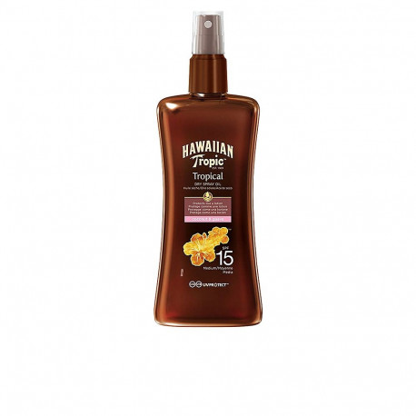 Hawaiian Tropic kuivõli sprei kookose ja guajaavi SPF15 200ml