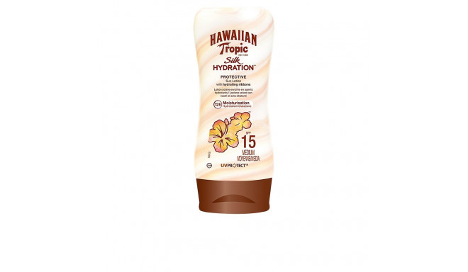 HAWAIIAN TROPIC SILK HYDRATION loción solar protectora SPF15 180 ml