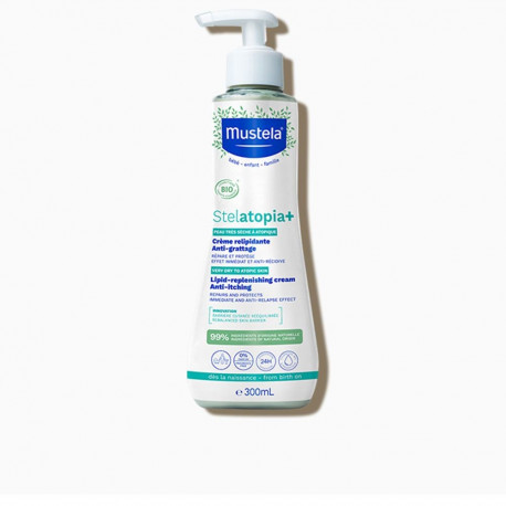 Mustela lipiide taastav kreem Stelatopia+ BIO 300ml