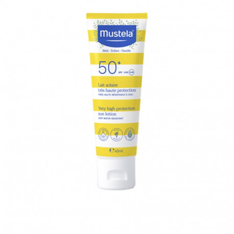 MUSTELA BEBÉ-NIÑO SOL leche solar muy alta protección SPF50+ 40 ml