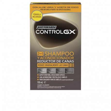 Just For Men šampoon-palsam Control GX hallide juuste vähendamiseks 118ml
