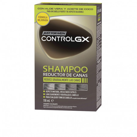 JUST FOR MEN CONTROL GX champú reductor de canas 118 ml