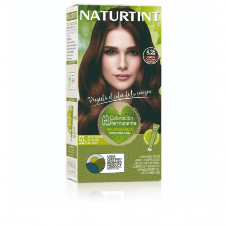 Naturtint amoniaagivaba juuksevärv 4.35 170ml, intensiivne cappuccino-pruun