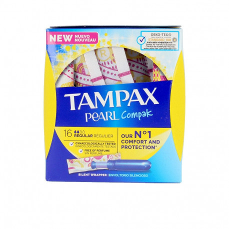 Tampax tampoonid Pearl Compak regular 16tk