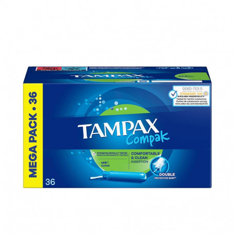Tampax tampoonid Compak Super 36tk