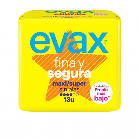 EVAX FINA&SEGURA compresas maxi 13 u