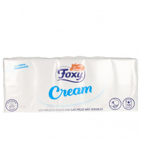 FOXY taskurätid CREAM tundlikule nahale 10x9tk