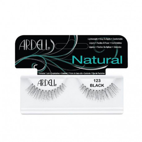 ARDELL NATURAL pestañas #123-black 1 u