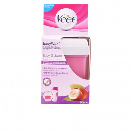 VEET EASY WAX roll-on recambio piernas/brazos 50 ml