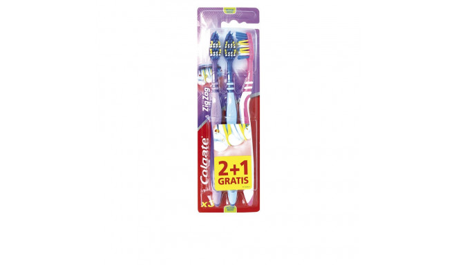 Colgate hambaharjad Zig Zag keskmine 3tk
