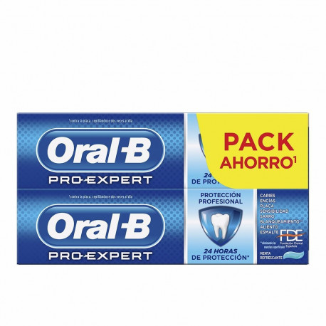 ORAL-B PASTA DENTAL PROTECTORA PROFESIONAL PRO-EXPERT paquete de 2 x 75 ml