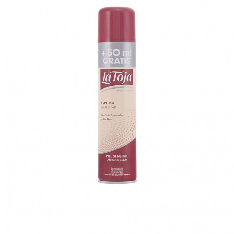 LA TOJA HIDROTERMAL espuma afeitar piel sensible spray 250 + 50 ml