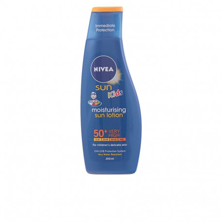 NIVEA SUN NIÑOS protector hidratante waterproof SPF50+ 200 ml
