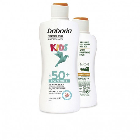BABARIA SOLAR INFANTIL SPF50+ LECHE LOTE 2 pz