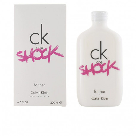 CALVIN KLEIN CK ONE SHOCK FOR HER eau de toilette vaporizador 200 ml
