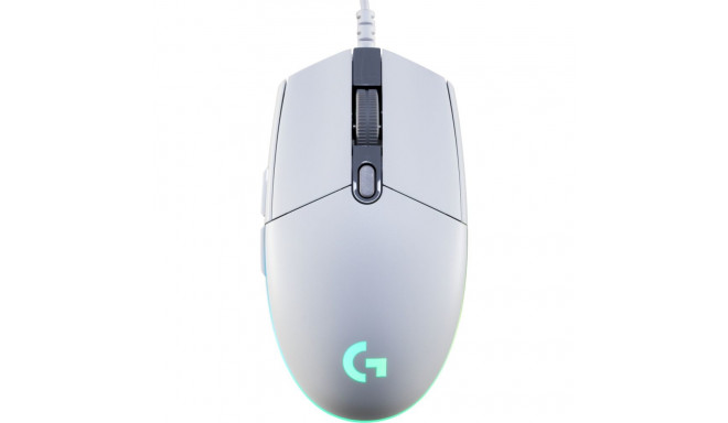 Mängurihiir Logitech G203 Lightsync, valge