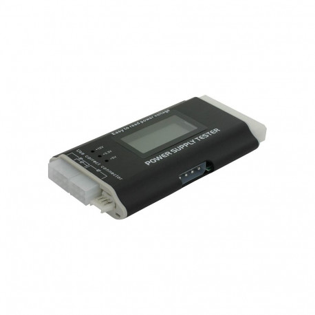 ATX Power Supply Tester with LCD Display, black