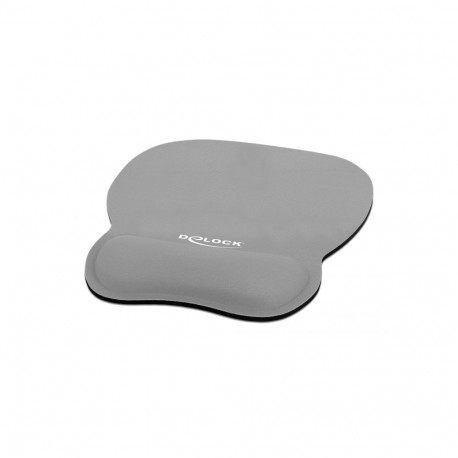 Delock Ergonomic Mouse pad with Wrist Rest grey 245 x 206 mm