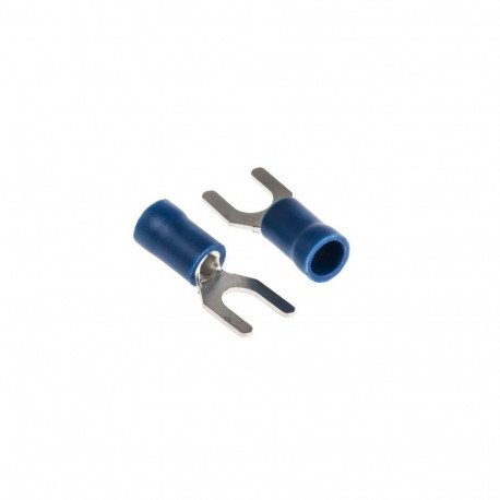 Insulated Crimp Spade Connector 1.5 to 2.5mm² M5 Blue