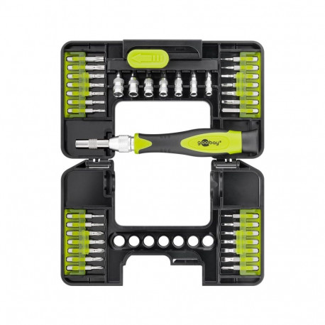 Täppiskruvikeeraja 37-osaline komplekt