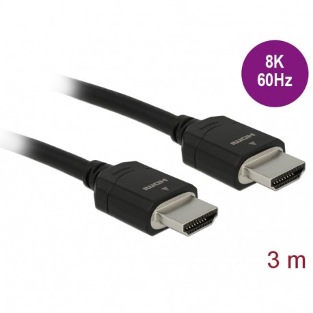 Delock High Speed HDMI Cable 48 Gbps 8K 60 Hz 3 m