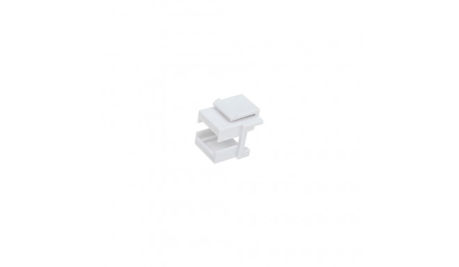 BKT insert - for adaptor SC simplex, LC duplex, for 19´´ modular crossing panel, white