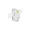Delock Optical Fiber Connection Box for DIN Rail 2 x SC Simplex or LC Duplex